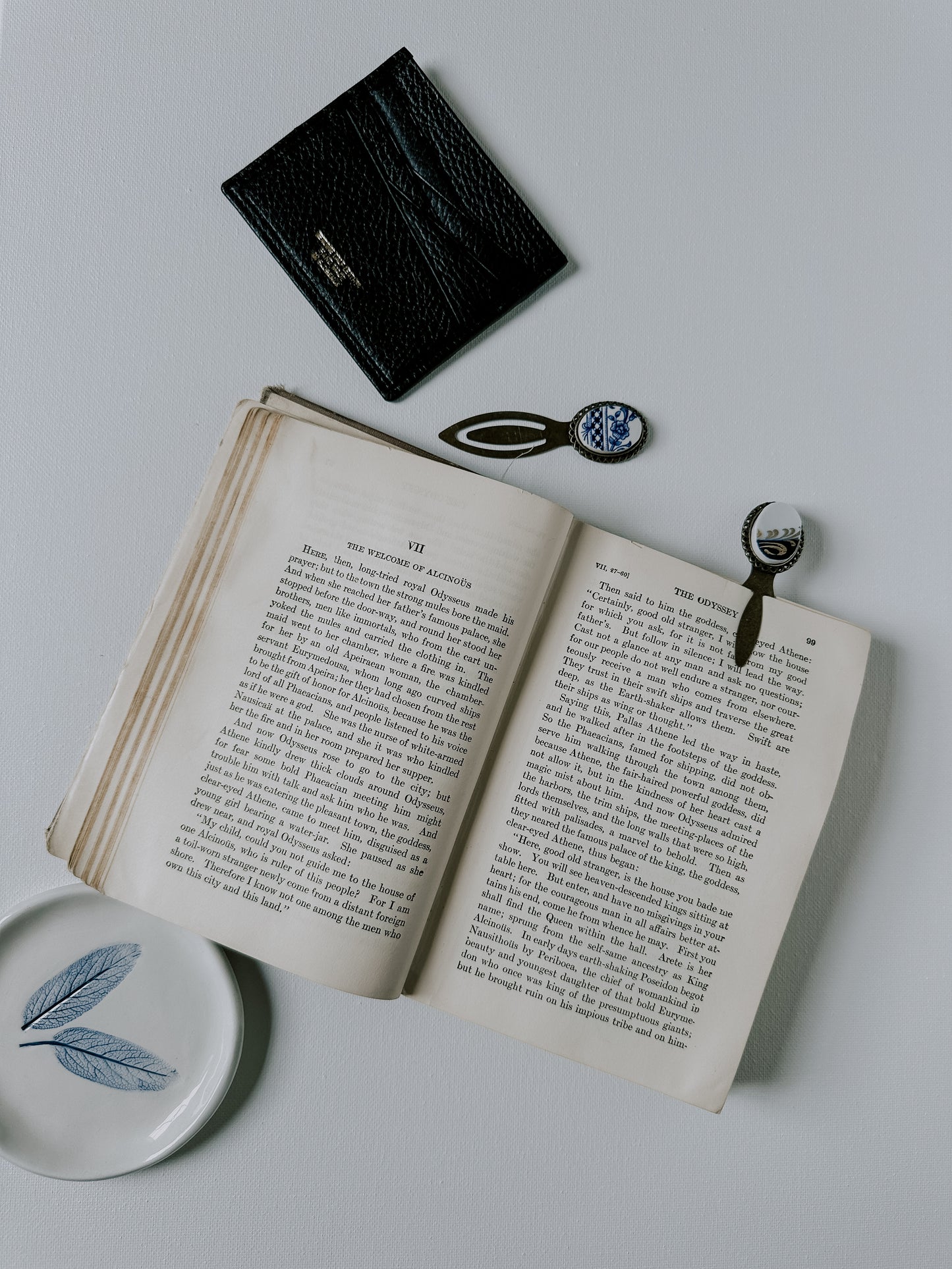 Antique Porcelain Bookmark